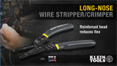 Klein Tools, Inc.: Klein® Long-Nose Wire Stripper/Crimper