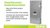 RONK Electrical Industries, Inc.: Ronk Fused Disconnect Double-Throw Switch