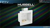 Hubbell Wiring Systems: netSELECT FPTV Connection Enclosure