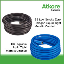 Providing One of the Industry’s Largest Offerings of Flex Conduit, Fittings and Connectors Rated up to IP69, Calbrite