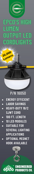 EPCO's High Lumen (20,000) Output LED Cordlights Brighten Every Corner