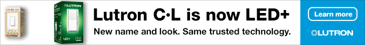 Lutron C·L is now LED+