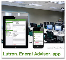 Download The Brand New Lutron Energi Advisor app from iTunes®
