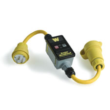 Ground fault circuit interrupters (GFCIs) are used in wet and hazardous
settings and have proven to be a life-saving technology. A GFCI
disconnects a circuit when it detects that the electrical current is not
balanced between the energized conductor and the return neutral
conductor. An imbalance can indicate current leakage through the body of
a grounded person who accidentally contacts the energized part of the
circuit. GFCI devices disconnect quickly enough to prevent injury.