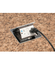 Steel Countertop Box Kits...SECURE attachment, multiple receptacles