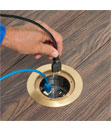 Floor Box Cover Kits with Ultra-thin steel flanges deliver flush installation