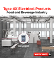 Type 4X Electrical Products for the Food and Beverage Industry