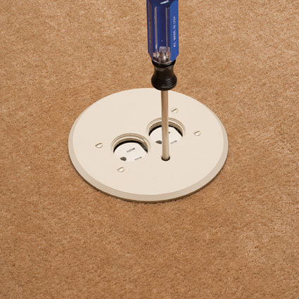 Flush-to-the-Floor Receptacle Installations