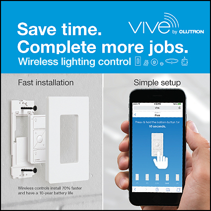 Training Webinar: 3 Ways Vive Wireless Lighting Control Helps Contractors