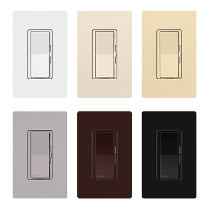 Caséta by Lutron Introduces the Diva Smart Dimmer and Claro Smart Switch in Five New Colors