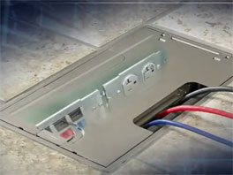SystemOne Recessed Floor Boxes