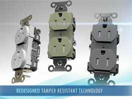 Hubbell Wiring Device-Kellems Tamper-Resistant Receptacle Mechanisms