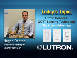 Lutron Sensors:  XCT Sensing Technology