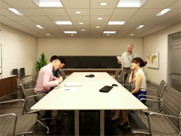 Lutron Video Conference and Recessed LED Fixture Solutions