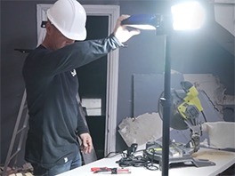 Meet Voltec's new 5,000 Lumen Rechargeable Dual Head LED Tripod Work Light