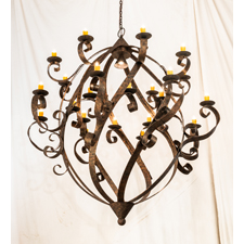 Yorkville, New York— Elegant style and impeccable craftsmanship inspire
timeless designs. Let 2nd Ave Lighting turn your inspiration into
luxurious lighting with the Caliope Chandelier, a magnificent decorative
fixture with an elegant presence.