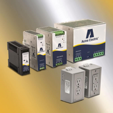 <b>South Bend, Indiana </b>February 6, 2018 - Acme Electric has
introduced a premium line of DIN rail mounted DC power supplies. These
new products offer innovative solutions to an array of control
applications. Acme Electric, part of Hubbell Commercial Construction,
provides innovative electrical products to industrial, commercial and
residential markets.