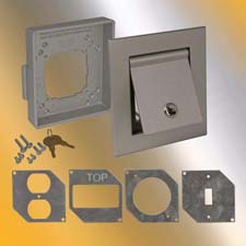 <b>South Bend, Indiana</b> March 20, 2018 - Bell is shipping the 4600RAC
weatherproof cover. This flush fit cover features heavy-duty
construction for outdoor protection and a keyed lock for security. Bell,
part of Hubbell Commercial Construction, provides innovative electrical
products to industrial, commercial and residential markets.