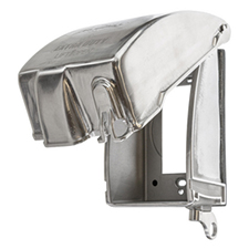 Withstand harsh industrial environments with new stainless-steel while-in-use cover from Hubbell Wiring Device-Kellems