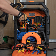 Klein Tools® Launches Backpack That Easily Converts to Rolling Tool Bag