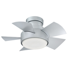 Port Washington, NY —The new Vox Smart Fan by Modern Forms speaks in
hushed tones. The powerful DC motor keeps the blades running smooth,
ultra quiet and 70% more efficient than traditional AC styles. Perfect
for smaller rooms, or mounted in multiples in larger spaces, Vox
delivers the goods with a host of smart control features through our
exclusive Modern Forms app.<br>