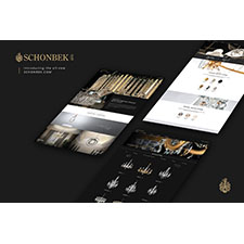 Schonbek Upgrades Website with Elegant Luxe Design